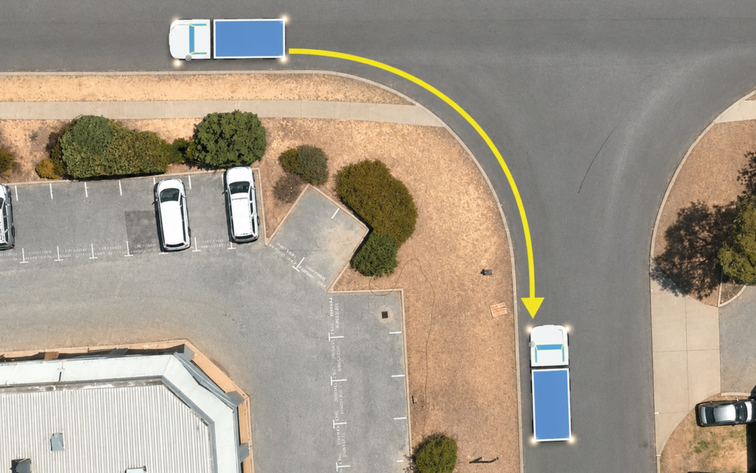 How to Reverse an HR Truck Around a Corner